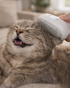 Pet Steam Brush — 3-in-1 Grooming Tool for Dogs & Cats